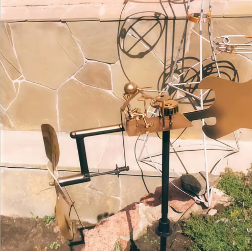 🔥Last Day: 49% OFF🔥🥁Handmade Metal Drummer Windmill