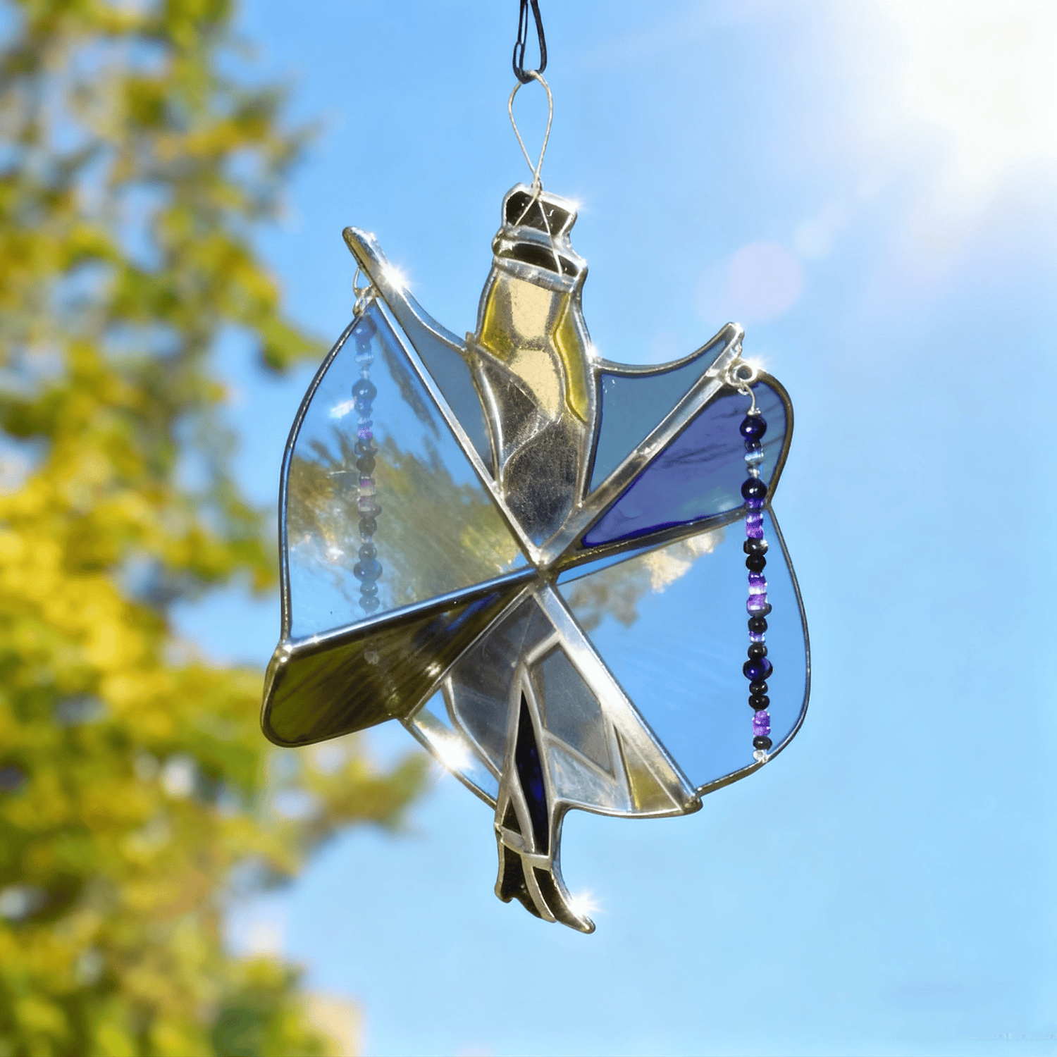 🔥LAST DAY 49% OFF💃🤘 Handmade Stained Glass Spinner