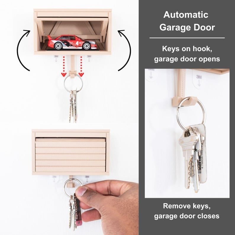 🎁Last Day Promotion 50% OFF🔥Auto Garage Key Holder - Interactive Opening Door