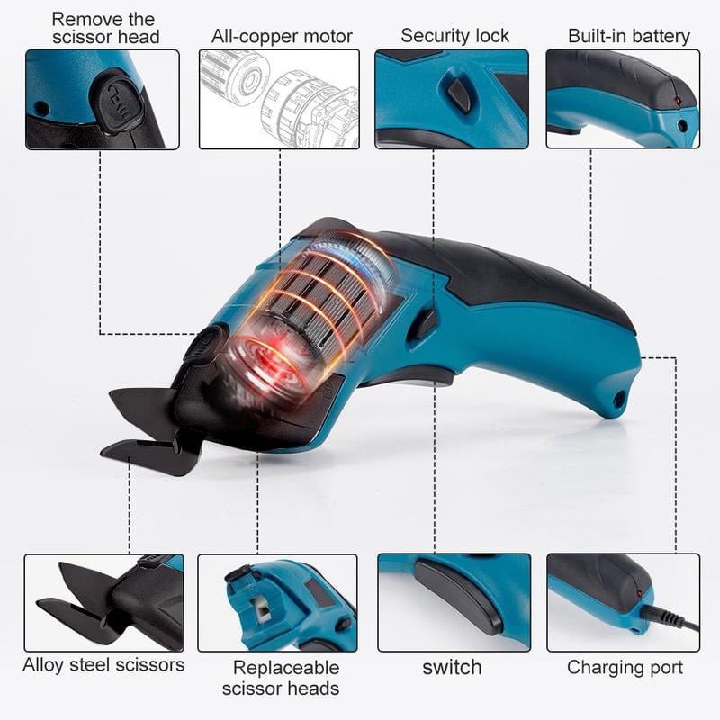 🔥Last Day 50% OFF-Cordless Electric Scissors