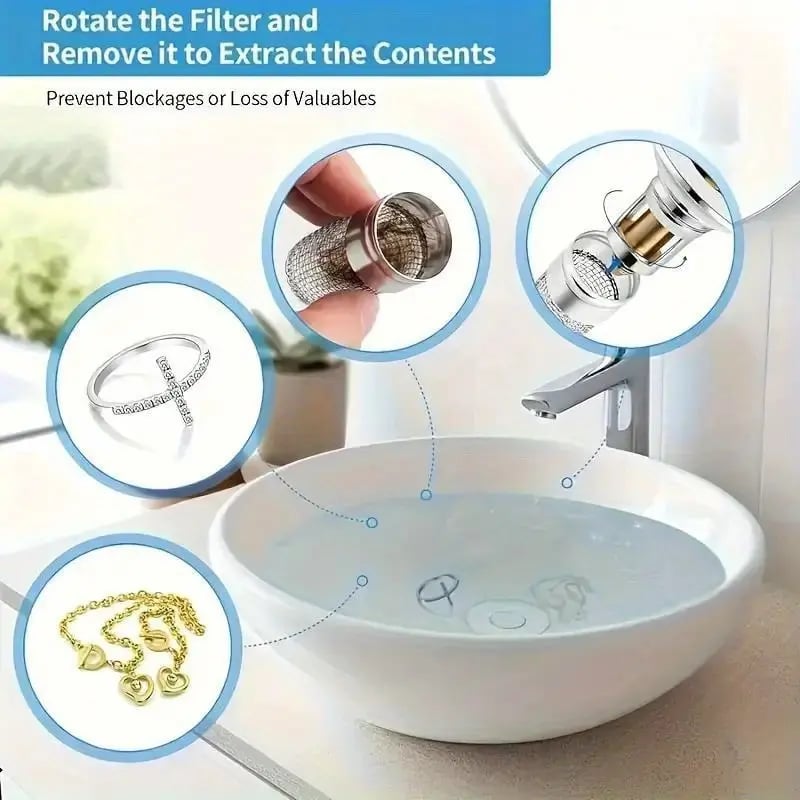 🔥Last save 49% OFF -Universal Stainless Steel Drain Strainer