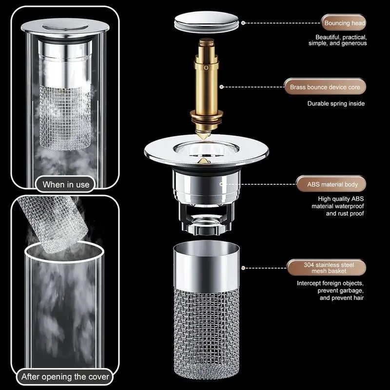🔥Last save 49% OFF -Universal Stainless Steel Drain Strainer