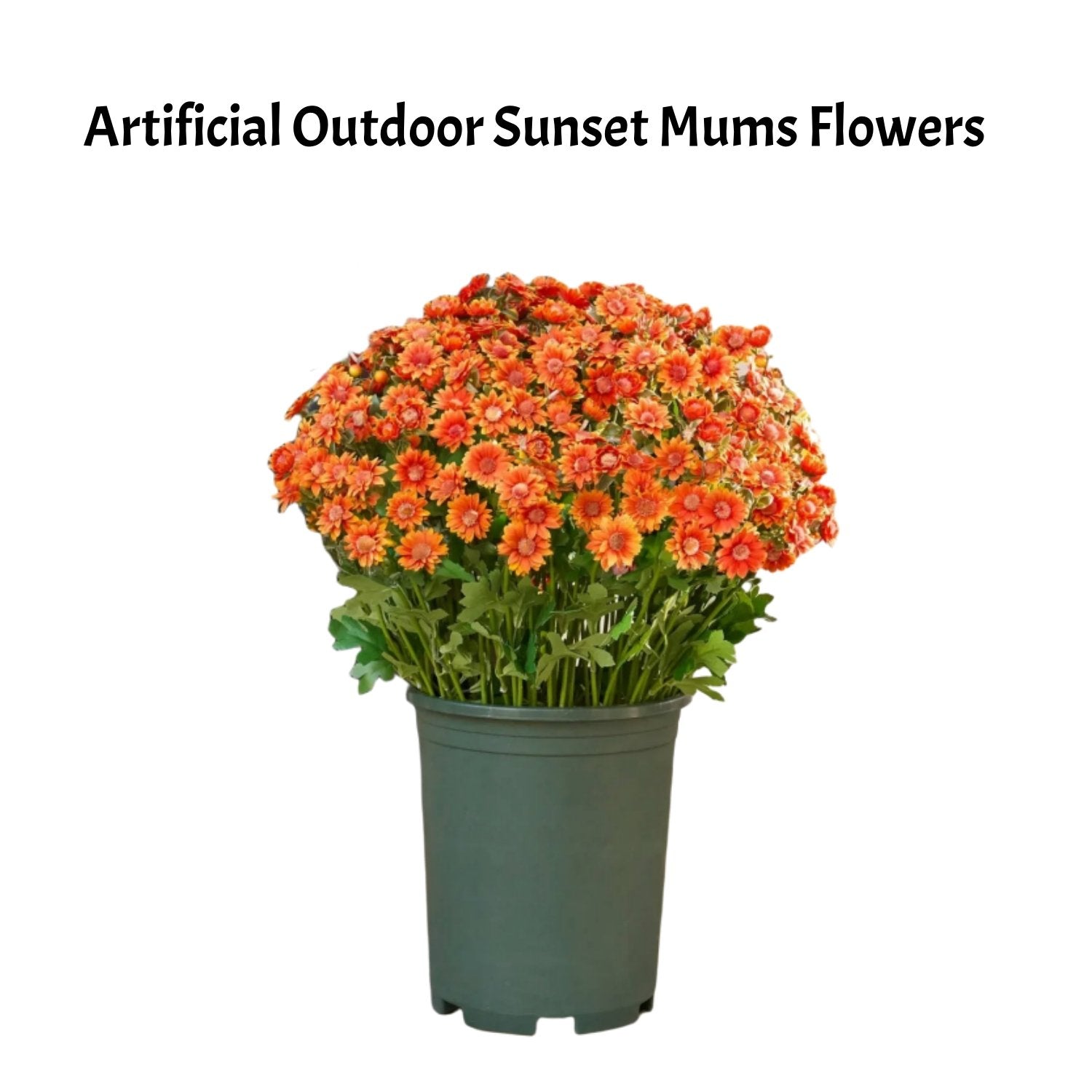 🏆Flash Sale⚡Artificial Outdoor Sunset Mums Flowers - UV resistant. Waterproof. Windproof