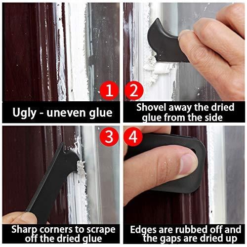 💥LAST DAY SALE 49% OFF 11Pcs Silicone Caulking Tools 3 in1 Grout Removal Tool(Stainless Steelhead)