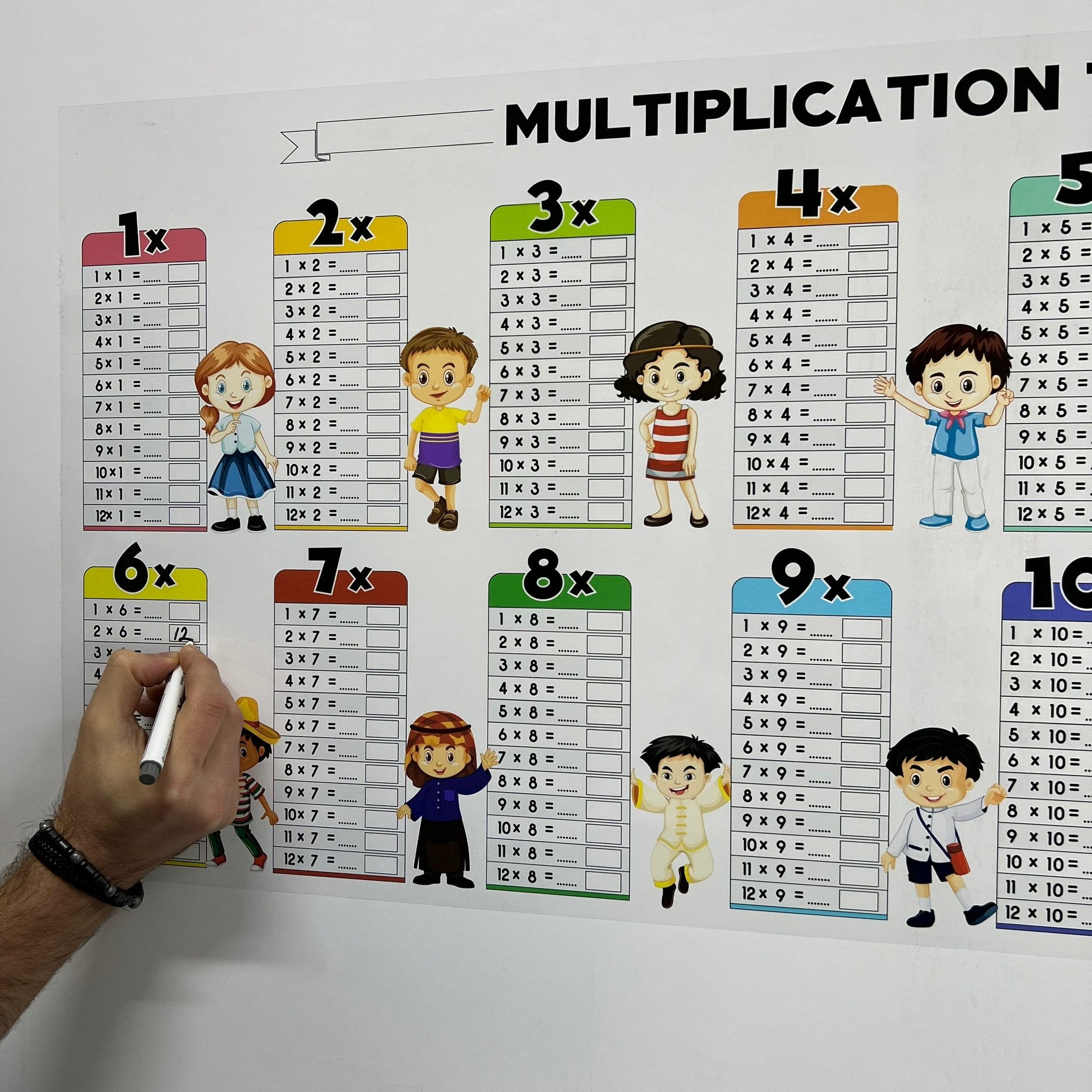 📚Educational Dry Erase Color Multiplication For Kids