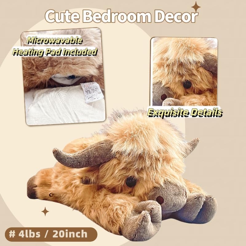 🎁Early Christmas Sale 50% OFF🎄Cute Cartoon Highland Cow Cuddly Toy