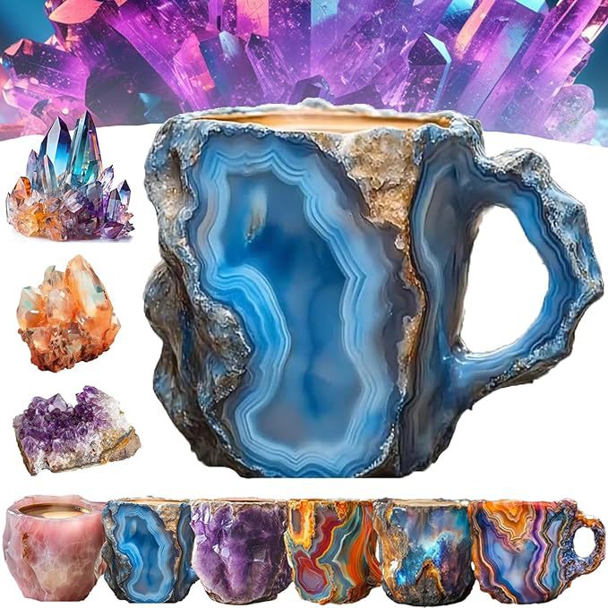 🔥Last 4 hours 52% OFF -🥃2025 New Mineral Crystal Coffee Mugs