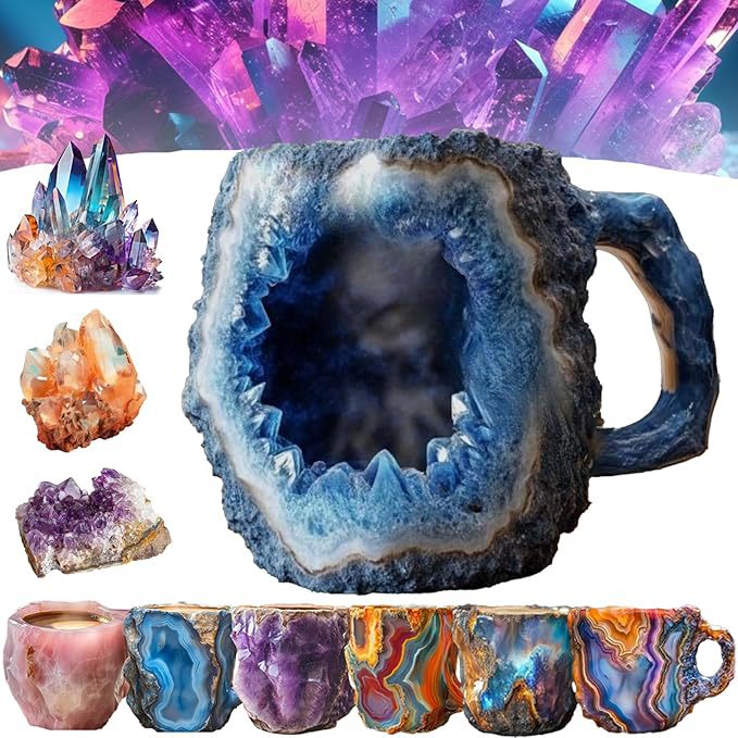 🔥Last 4 hours 52% OFF -🥃2025 New Mineral Crystal Coffee Mugs