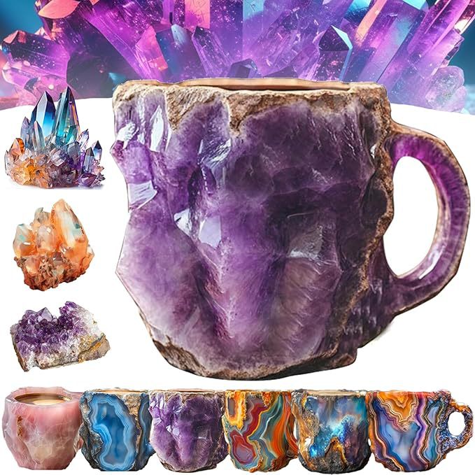 🔥Last 4 hours 52% OFF -🥃2025 New Mineral Crystal Coffee Mugs