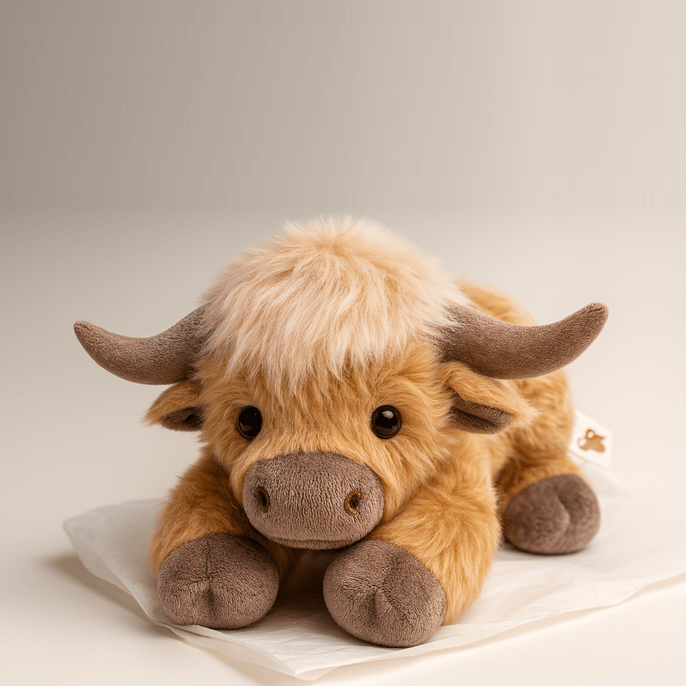 🎁Early Christmas Sale 50% OFF🎄Cute Cartoon Highland Cow Cuddly Toy