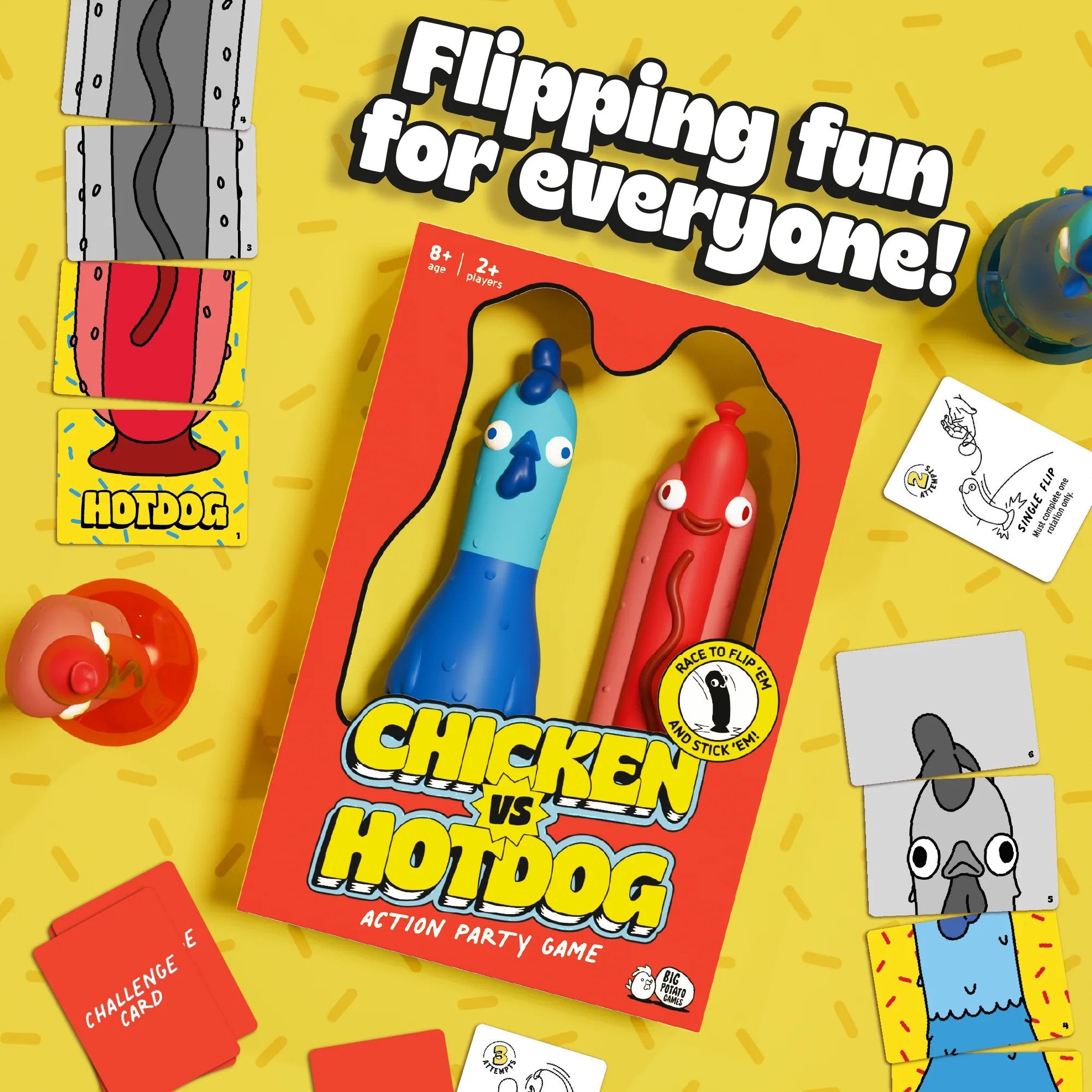 Big Potato Chicken vs Hotdog: The Ultimate Chaotic Party Gam