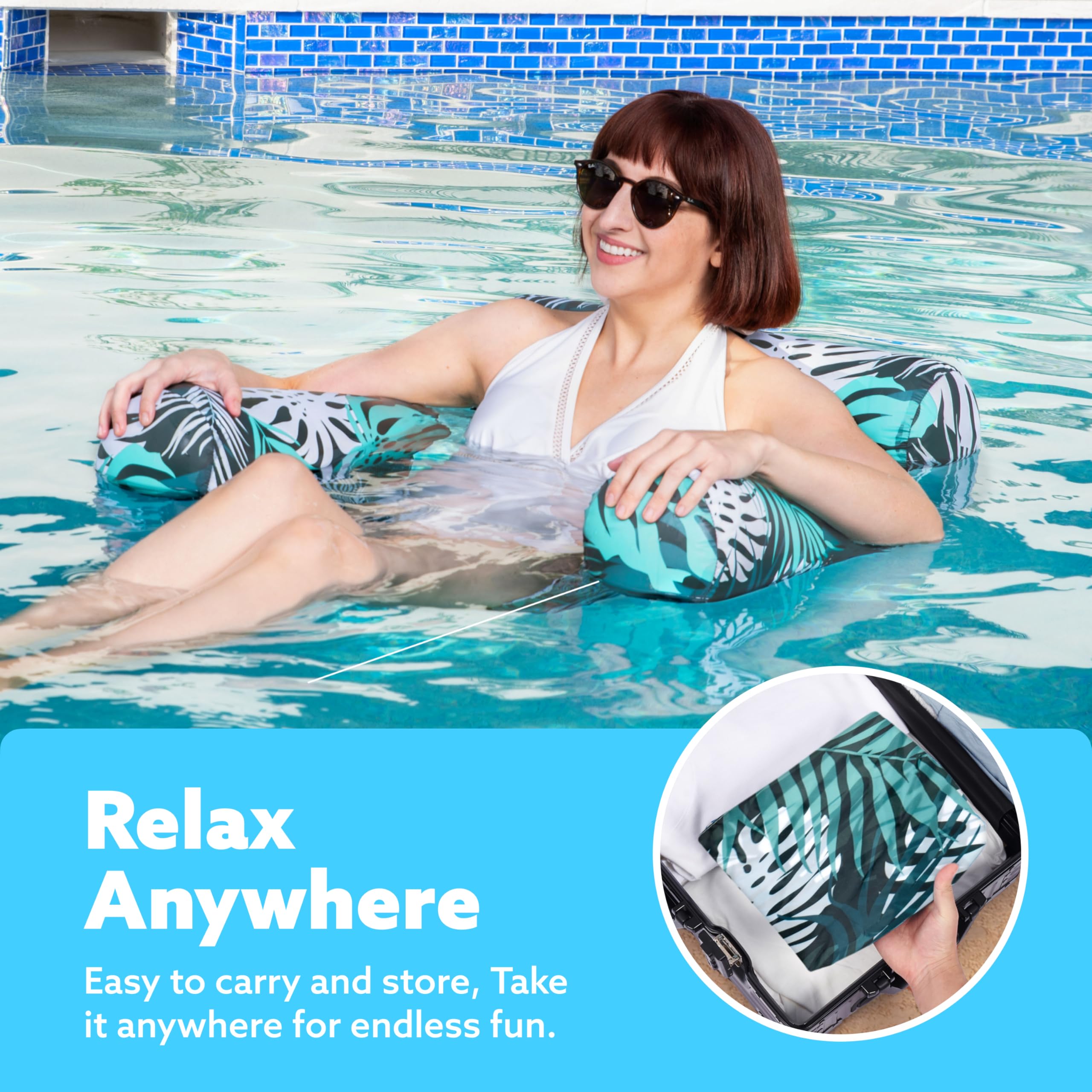 🛋️ Inflatable Pool Lounge Chair – Relax & Float in Comfort