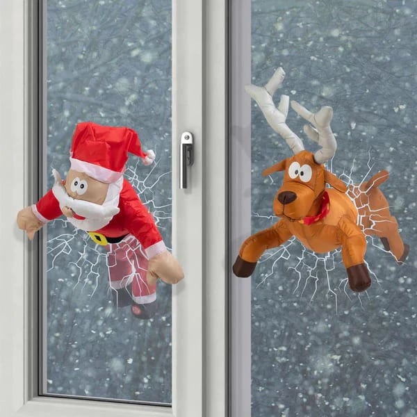 🎅Christmas Sale-🫎Crashing Reindeer & Santa Set