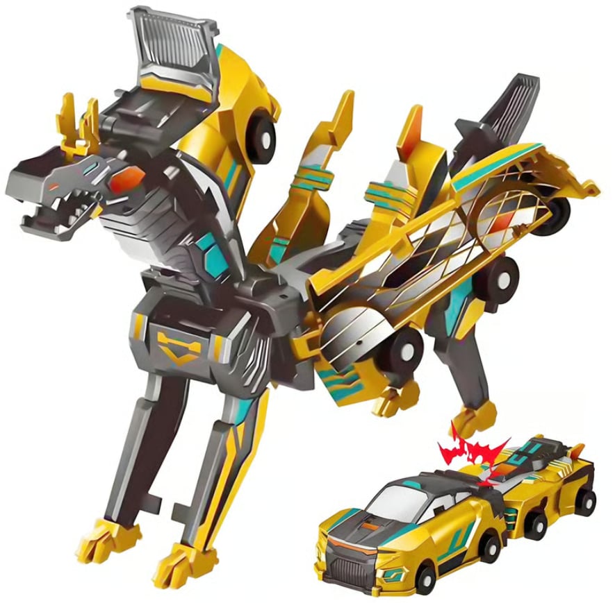 2025 New product💥Collision Transforming Dinosaur Car Toy