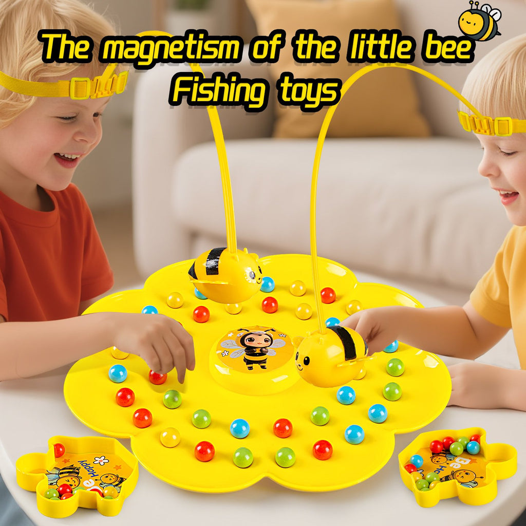 Colorful Multifunctional Magnetic Bee Toy String Game