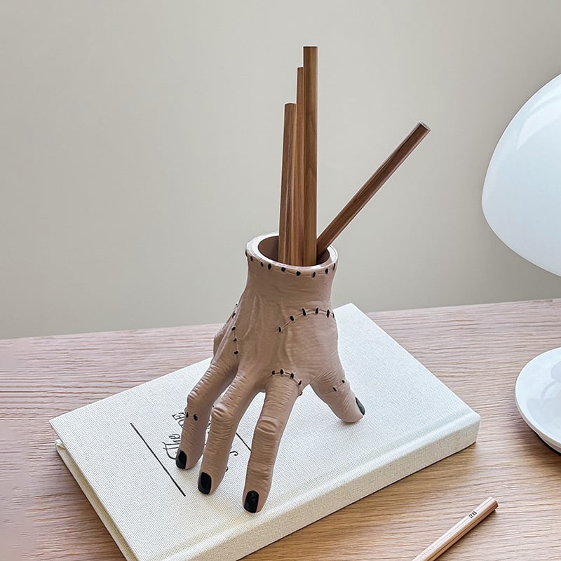 💥Second piece half price🎁Spooky Season Must-Have! Frankenstein Hand Pen Holder & Succulent Planter🖋️🌿