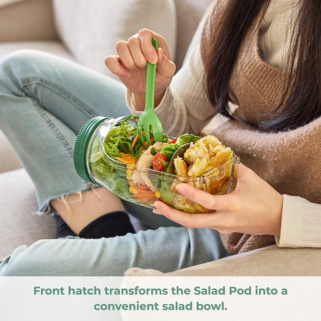 🔥Buy More Save More🔥🥗Leak-proof Portable Salad Pod With Lid