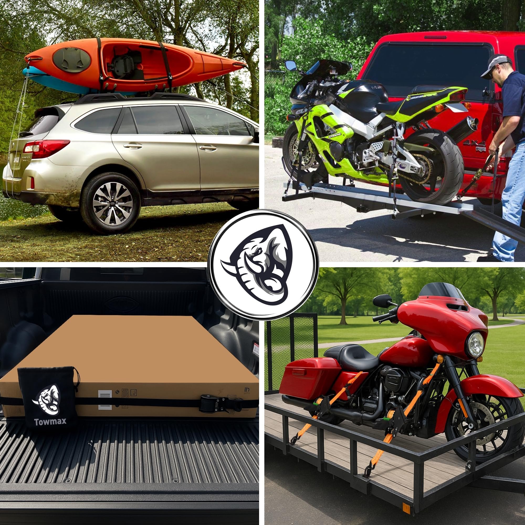 Heavy Duty Auto Self Retracting Tie Down Straps