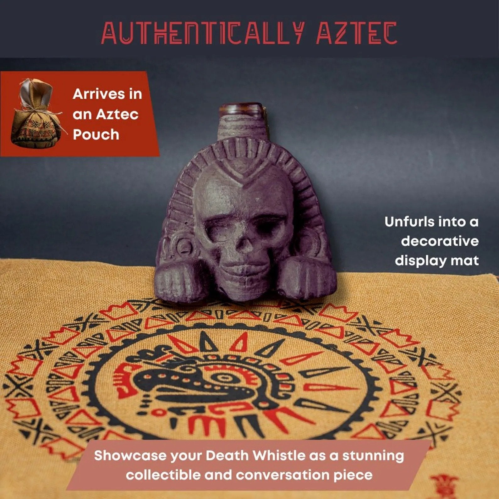 🔥 Authentic Aztec Death Whistle
