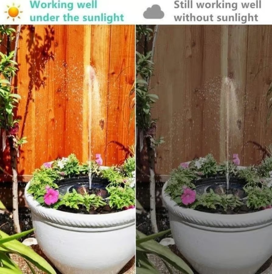 🚿2025 New Upgraded Solar Powered Fountain for Outdoor