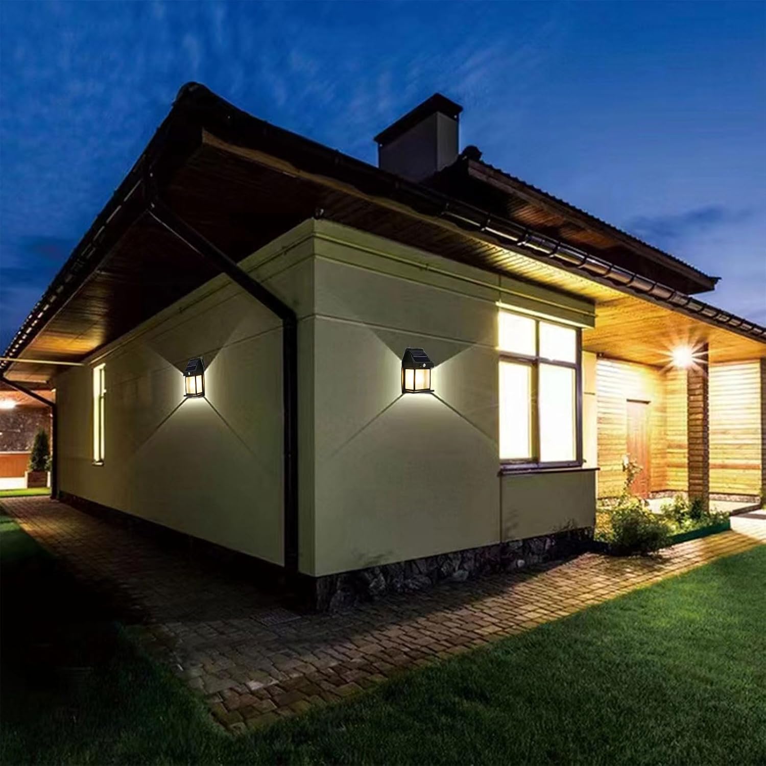 Outdoor Solar Sensor Wall Light💡