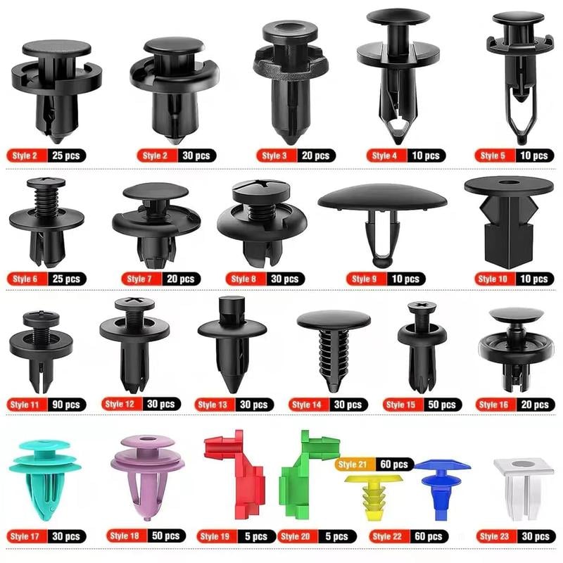 725 Push-On Retainer Clips and Snap Fasteners