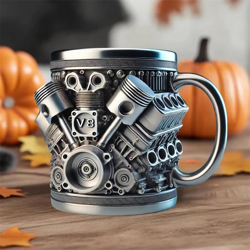 🔥Hot Sale - V8/V6 Engine Stainless Steel Cup