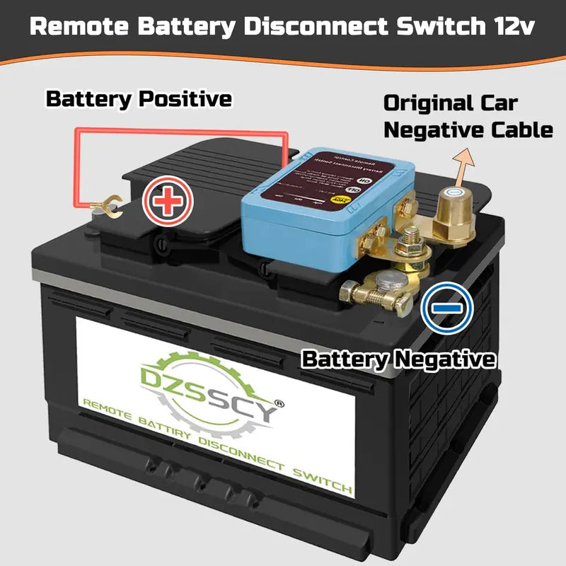 Remote Battery Disconnect Switch 12v，240A