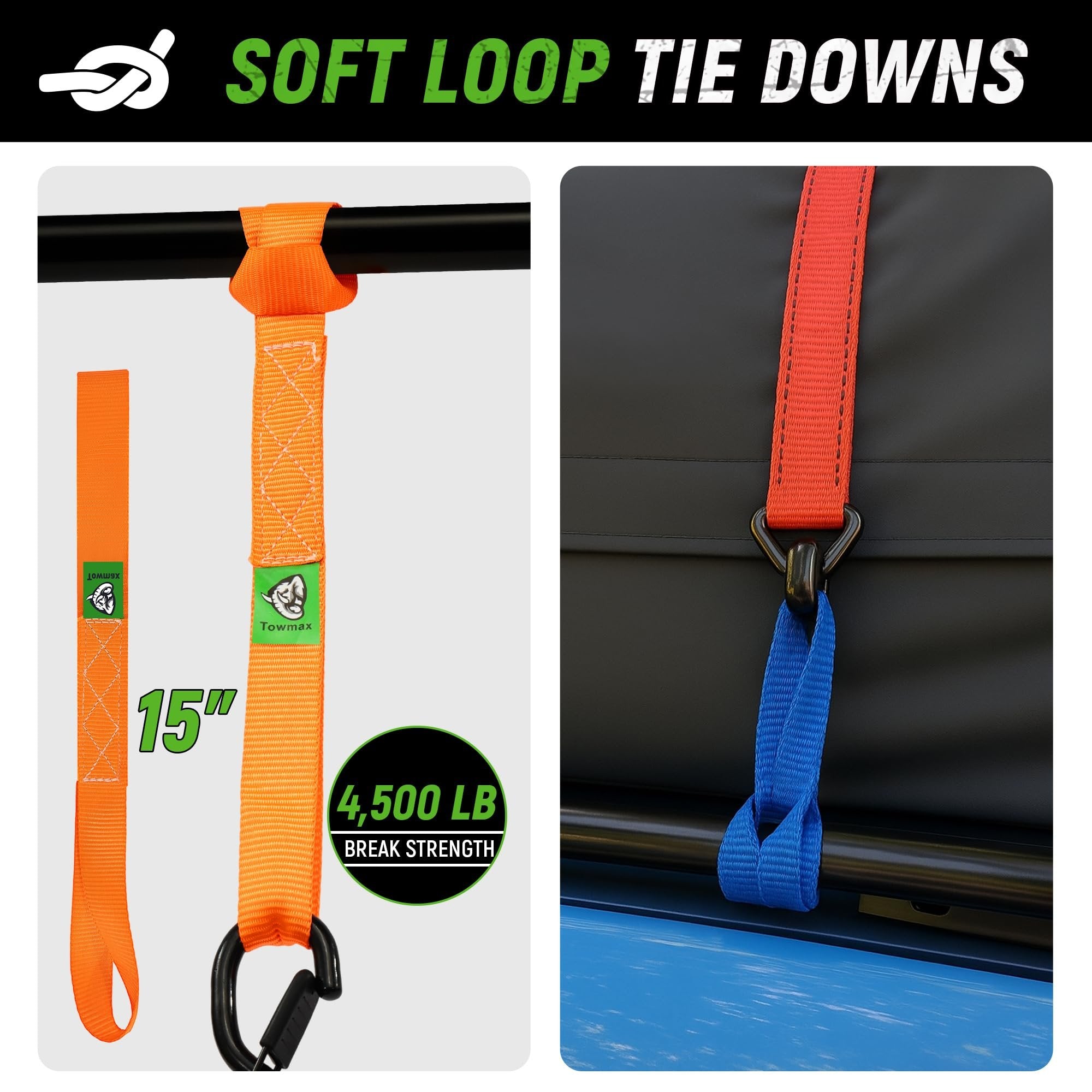Heavy Duty Auto Self Retracting Tie Down Straps
