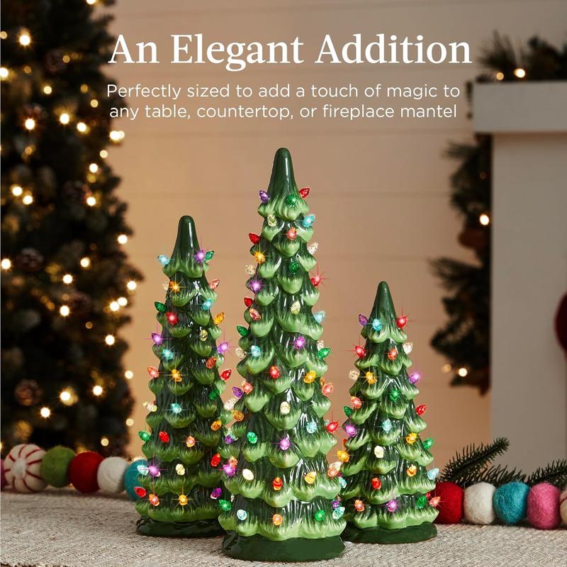 🏆Flash Sale⚡Almost Gone-💥Retro Hand-Painted Tabletop Christmas Trees🎄