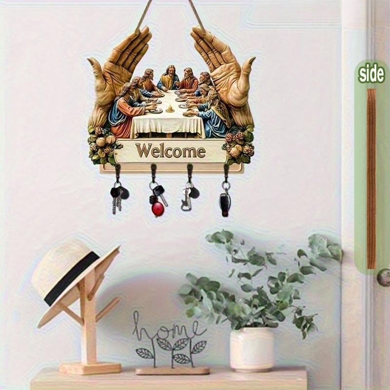 🙏LAST DAY 50% OFF - Jesus and Disciples Wall Art Keychain