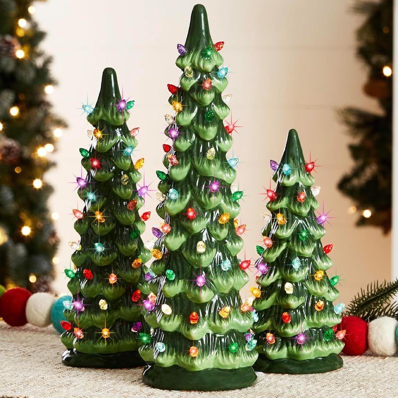 🏆Flash Sale⚡Almost Gone-💥Retro Hand-Painted Tabletop Christmas Trees🎄