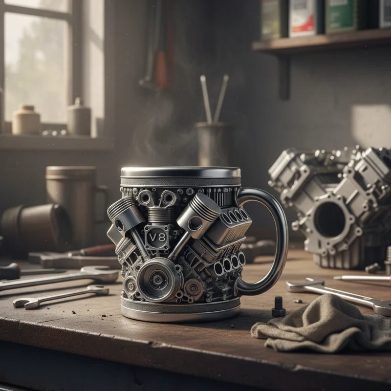 🔥Hot Sale - V8/V6 Engine Stainless Steel Cup