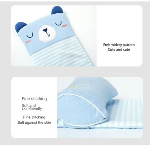 🪶Soft & Comfortable Baby Head Shaping Pillow – Ergonomic 360° Head & Neck Support👩🏻‍🍼