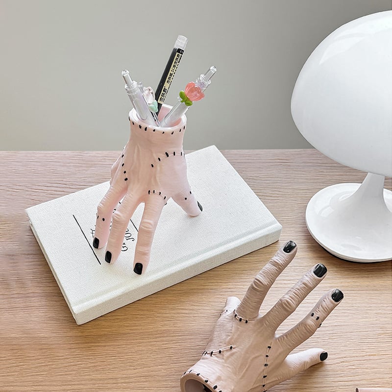 💥Second piece half price🎁Spooky Season Must-Have! Frankenstein Hand Pen Holder & Succulent Planter🖋️🌿