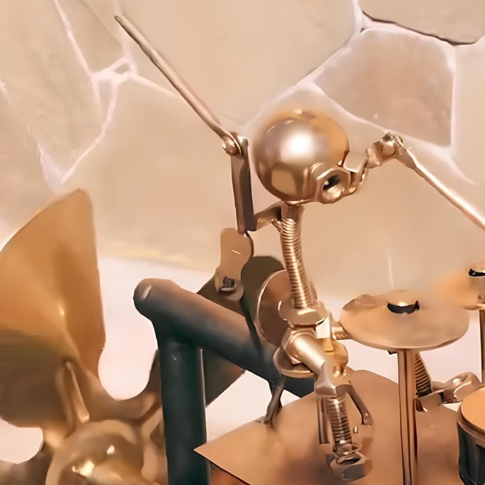🔥Last Day: 49% OFF🔥🥁Handmade Metal Drummer Windmill