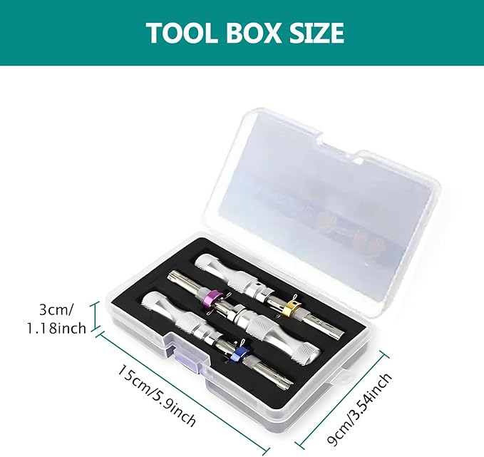 Tubular Cabinet Locks (3 Pack, Zinc Alloy)