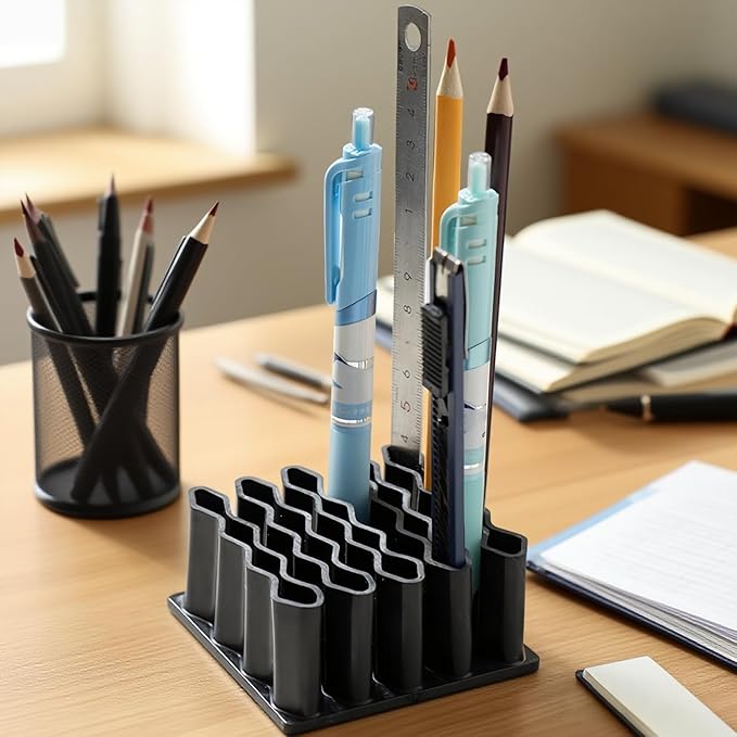 Multifunctional office supplies storage box, capable of holding ointments, makeup brushes and office items