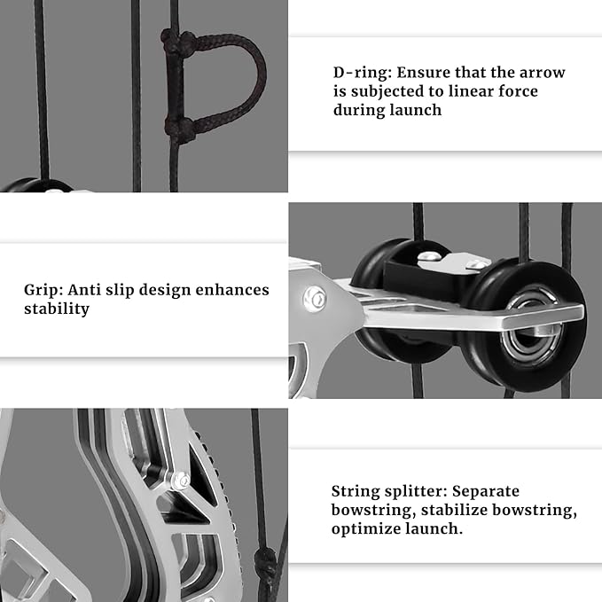 🛠️ Mechanics Lovers Rejoice! "Battleship" Mini Compound Bow🎯 – Archery Fun in Your Pocket ✨