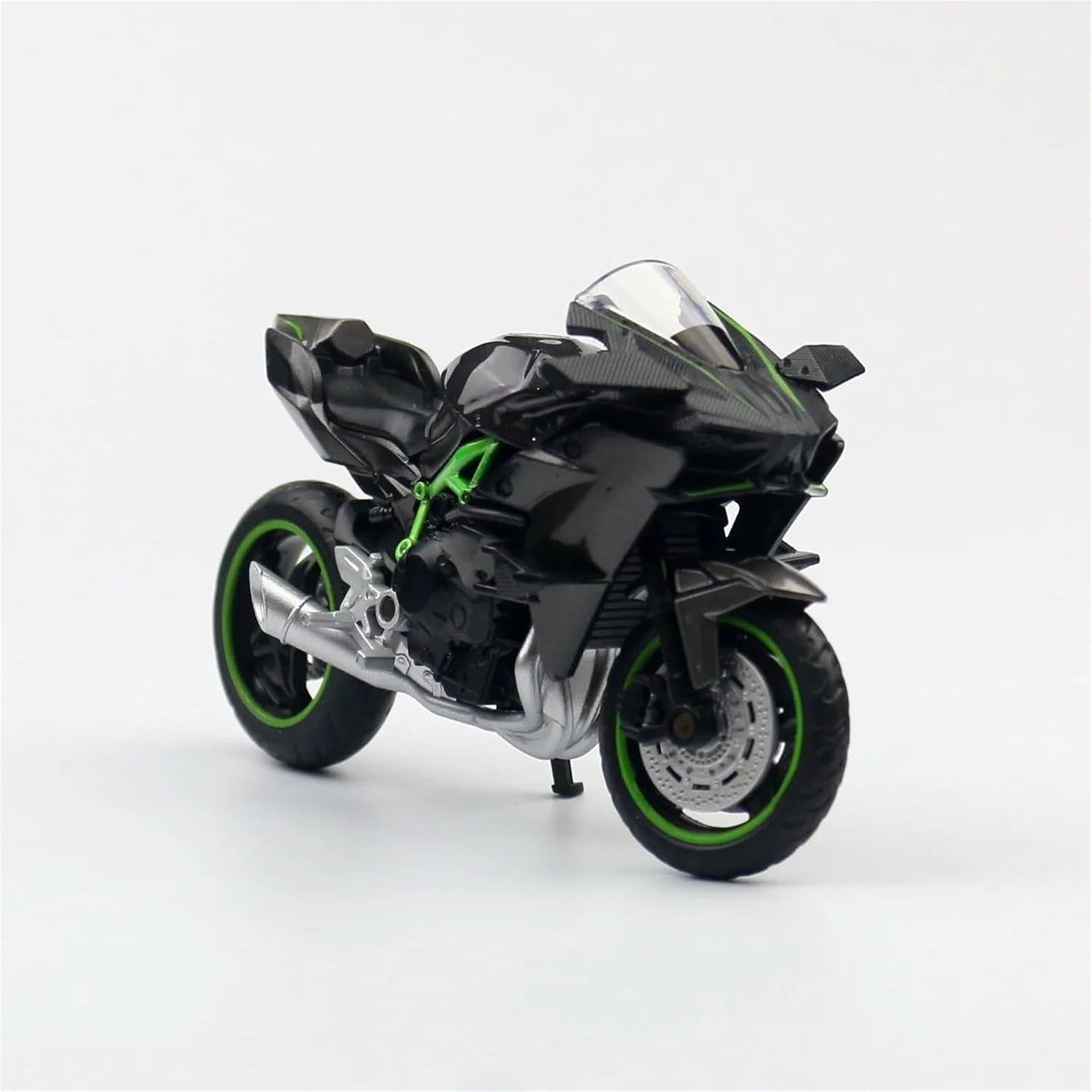 Kawasaki Ninja H2R Motorbike - 1:12 Scale - Incredibly Detailed Die-Cast Replica Collectible Motorcycle Model