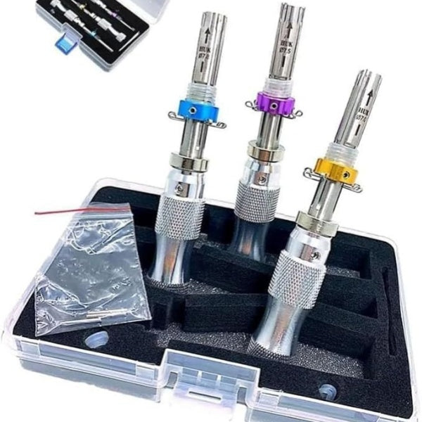 Tubular Cabinet Locks (3 Pack, Zinc Alloy)