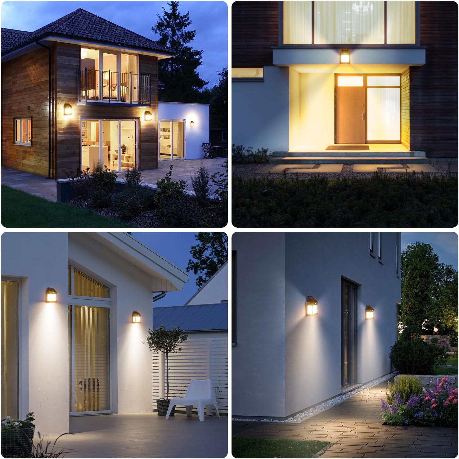 Outdoor Solar Sensor Wall Light💡