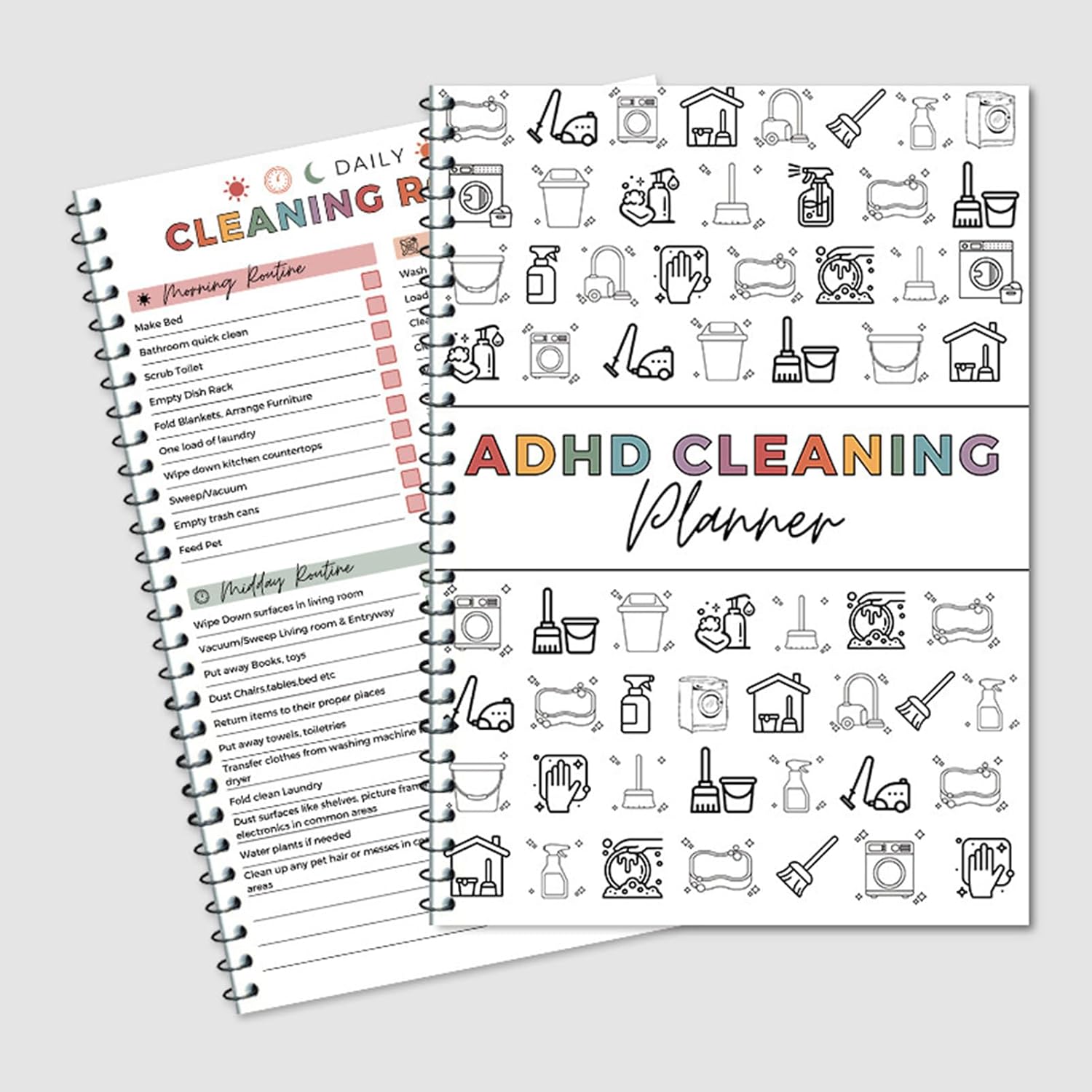 📚ADHD Cleaning Planner Bundle
