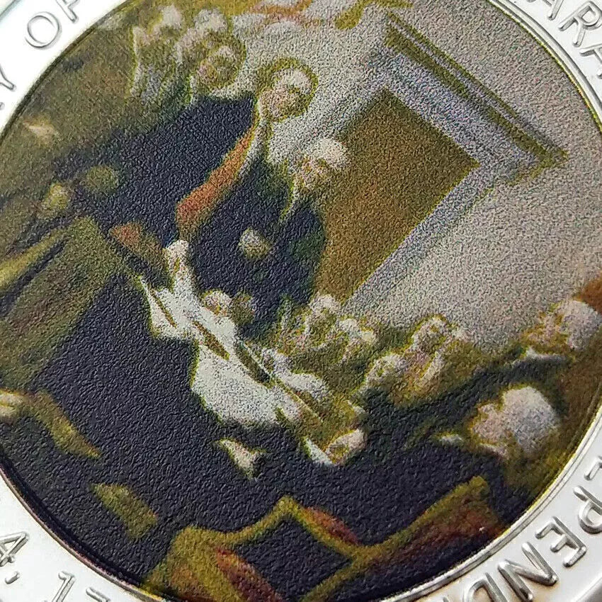 (Declaration of Independence Coin) - US Military Challenge Coin Presidential 1776 Declaration of Independence Commemorative Coin