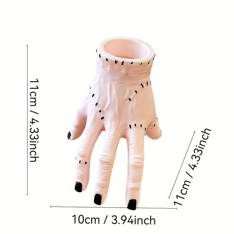 💥Second piece half price🎁Spooky Season Must-Have! Frankenstein Hand Pen Holder & Succulent Planter🖋️🌿