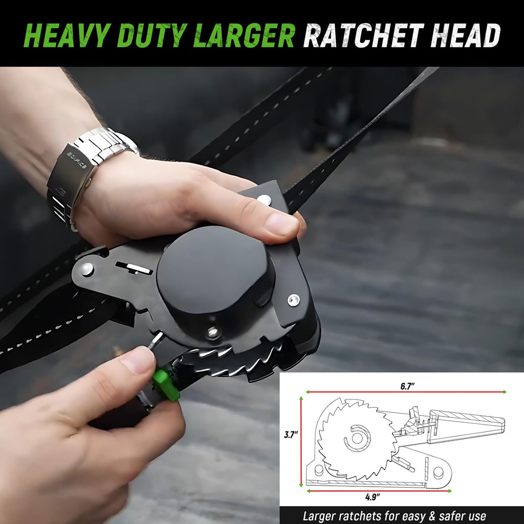 Heavy Duty Auto Self Retracting Tie Down Straps