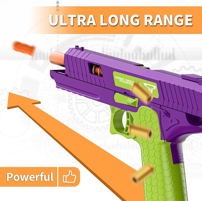 Soft Bullet Toy Gun - Stress Shot with Semi-Automatic Mode