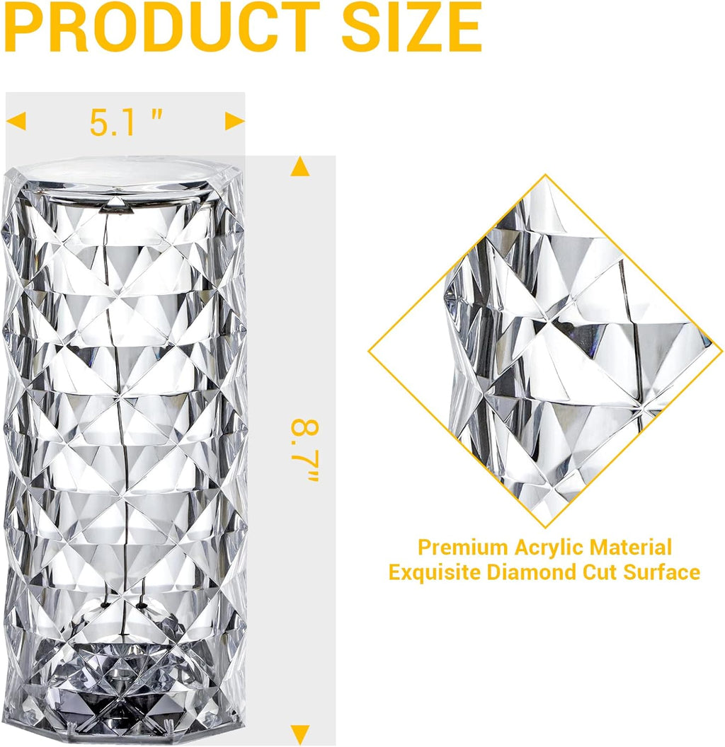 💎Crystal Rose Lamp🌹