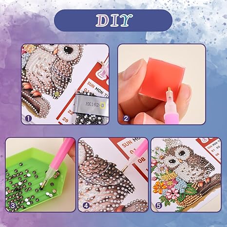 2026 DIY Diamond Animal-Themed Calendar