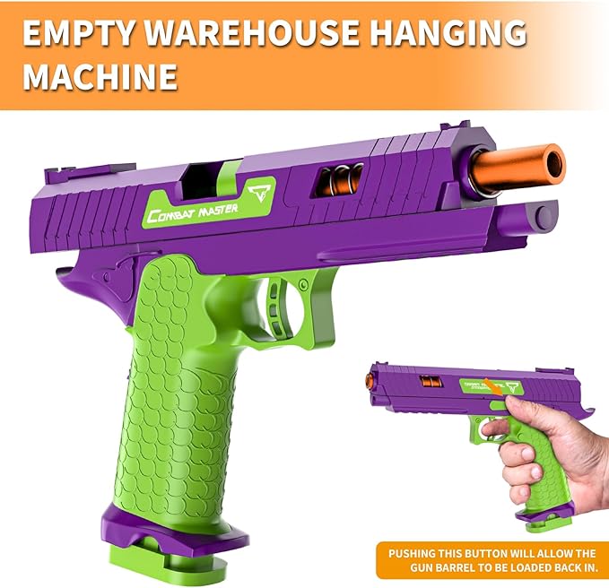 Soft Bullet Toy Gun - Stress Shot with Semi-Automatic Mode